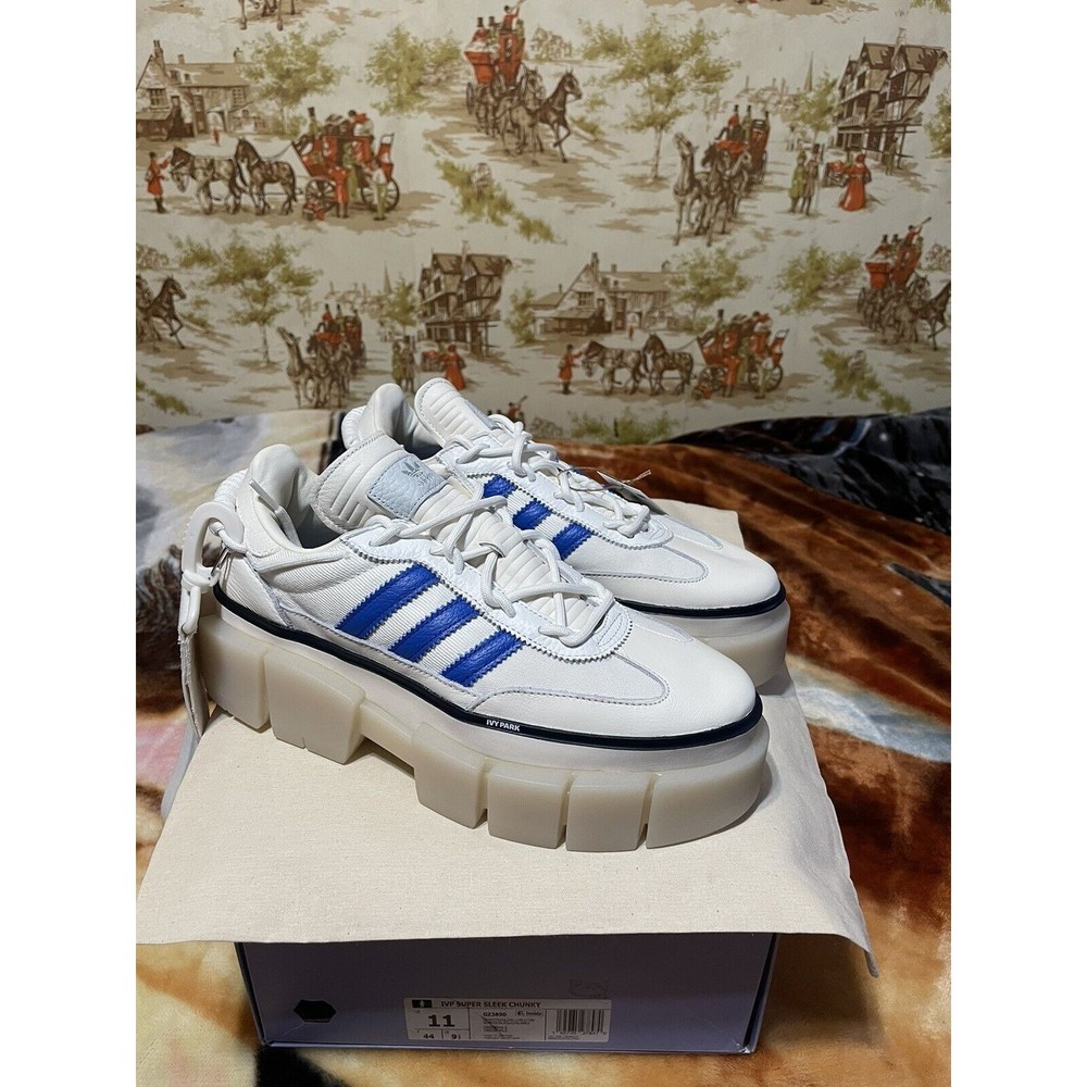 ADIDAS X IVY PARK Shoes Womens Sz 11 Beyonce Super Sleek Platform White GZ3890